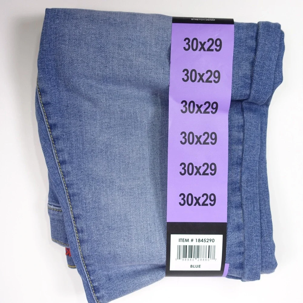 Lucky Brand 223 Straight Leg Mens Blue Stretch Denim Jeans 30x29 NEW 1845290